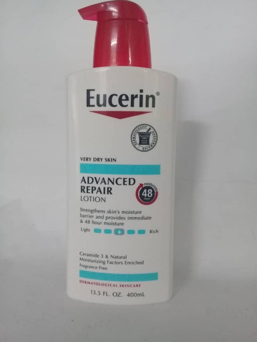 Eucerin Hidratacion Avanzada X 400 Ml Original