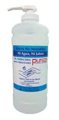 Gel Antibacterial Marca Pureza Original 1 L Con Valvula