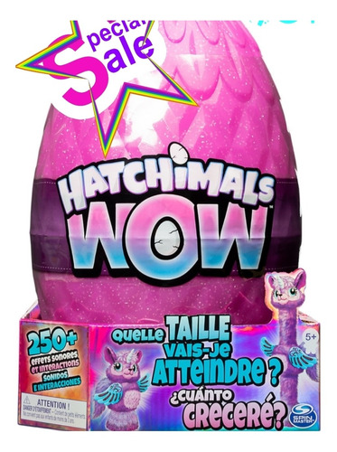 Hatchimals Wow Huevo Interactivo Que Crece Juguete Niña