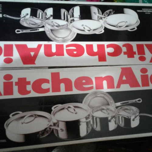 Juego De Ollas Kitchen Aid Original 9 Piezas Nuevo