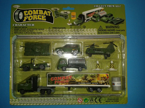 Juguete Para Niños Set De Vehiculos Militares De Combate