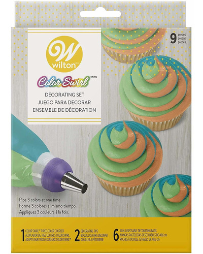 Kit De Decoración Y Repostería Acople Triple Marca Wilton