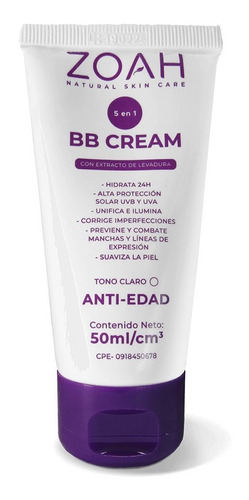 Kit X 2 Bb Cream / Crema De Día O Exfoliante 50ml Zoah