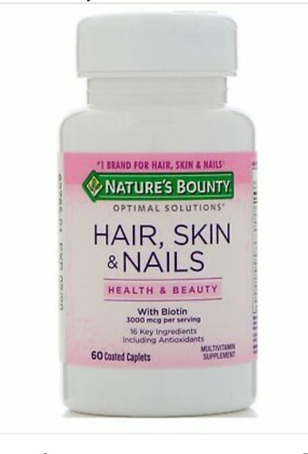 Natures Bounty Hair Skin Nails Por 60
