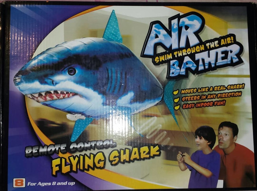 Pez Tiburón Volador Flying Shark Control Remoto Juguete