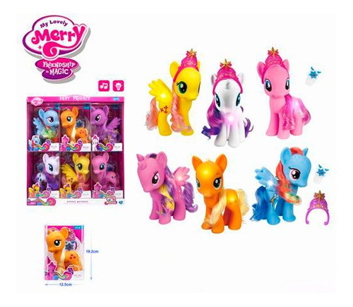 Set De Pony My Lovely Merry Con Luces Y Sonidos