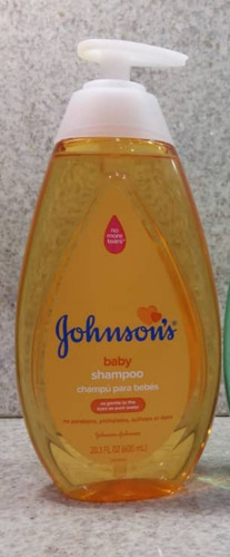 Shampoo Para Bebes Johnsosns, 600ml, Anti Lágrimas,