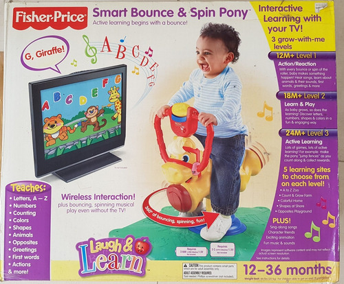 Smart Bounce & Spin Pony Fisher Price (20)