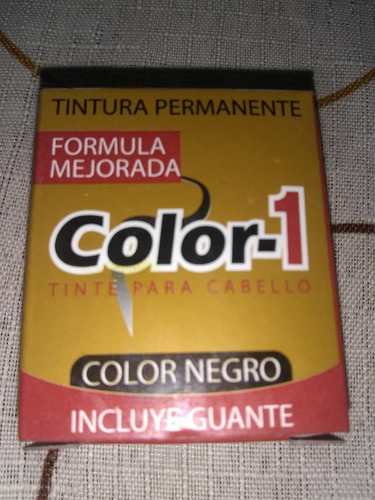 Tinte Negro Para Cabello Y Cejas