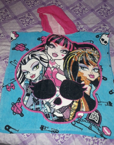 Toalla Con Capucha Monster High