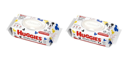 Toallas Humedas Huggies Wipes Mickey Mouse 2 Paquetes