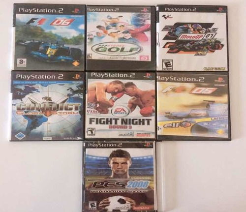 Video Juegos De Playstation 2 En Cd Pack De 7 Juegos