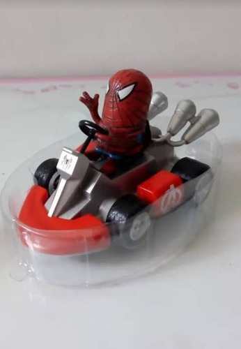 Carrito A Friccion Paw Patrol Spiderman Capitan Amer Thor 7v