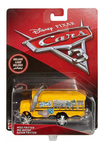 Cars 3 Disney Pixar, Miss Fritter, Escala 1:55 - Mide 11 Cm.