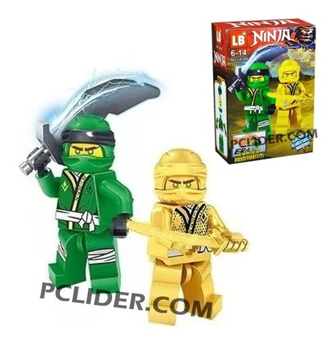 Lego Juguete Armable Ninjago Dorado Con Accesorios