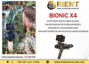Detector de metales de largo alcance Bionic X4