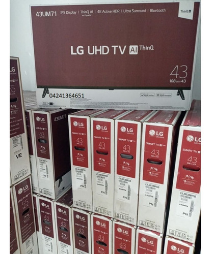 Televisor LG 43 Uhd 4k Hdr Ai 43um71