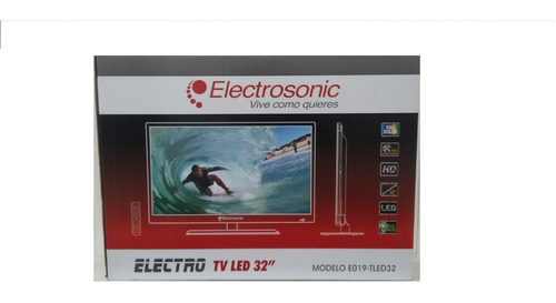 Televisor Led De 32 Pulgadas Hd Electrosonic