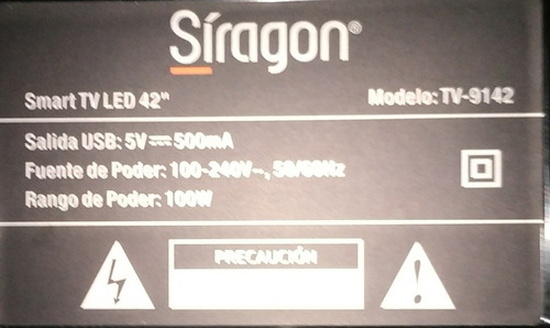 Vendo Repuestos De Smart Tv Led 42 Síragon Modelo Tv-