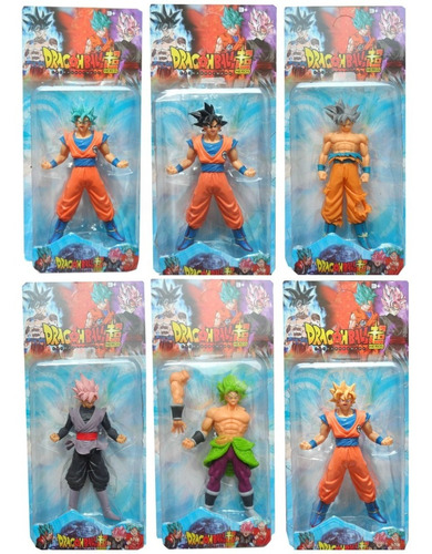 Figuras Dragon Ball Super 17cm Individuales Goku Jiren Black