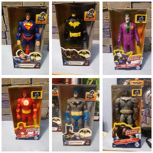 Muñecos Mattel Originales De Superman, Batman, Robin,