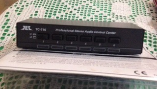 Control Central De 6 Entradas Audio Estéreo Profesional