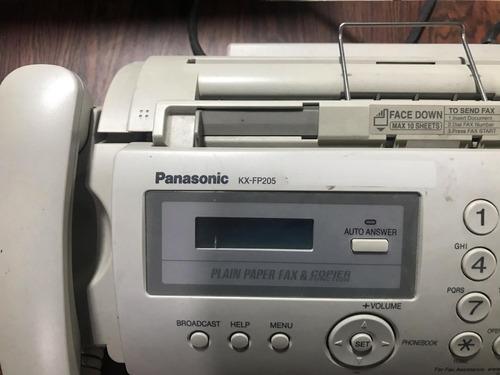 Fax Panasonic Kx-fp205 Fax, Telefono, Fax Y Compiadora.