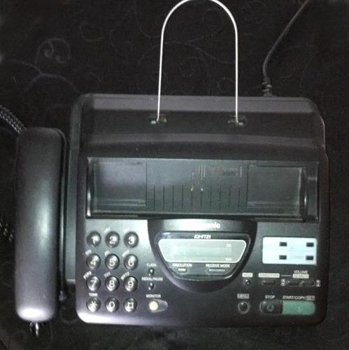Fax Panasonic, Negro Modelo Kx-ft21 Con Papel Térmico
