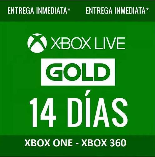 Membresía Xbox Live Gold 14 Días Digitalcodeve Promoción