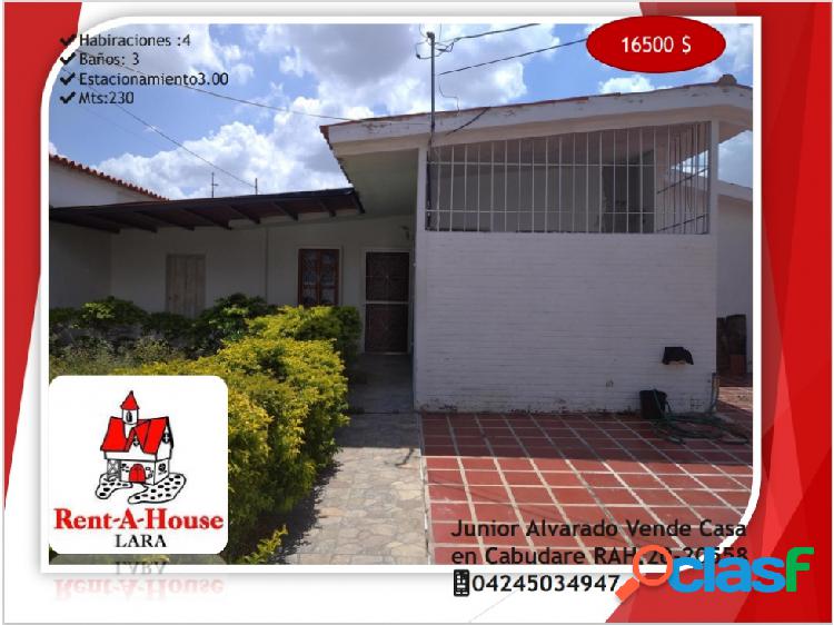 Junior Alvarado Vende Casa en Cabudare RAH:20-20558