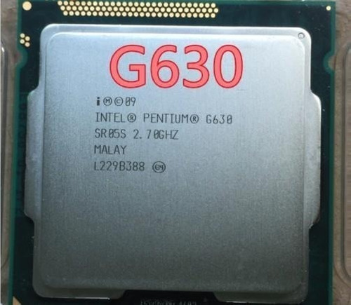 Procesador Pentium G630 Lga  Ddr3 3m Cache 2.70ghz 5v