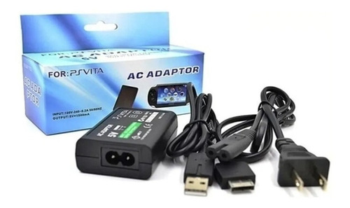 Cargador Sony Original Para Psp Vita Con Cable Usb De Caja