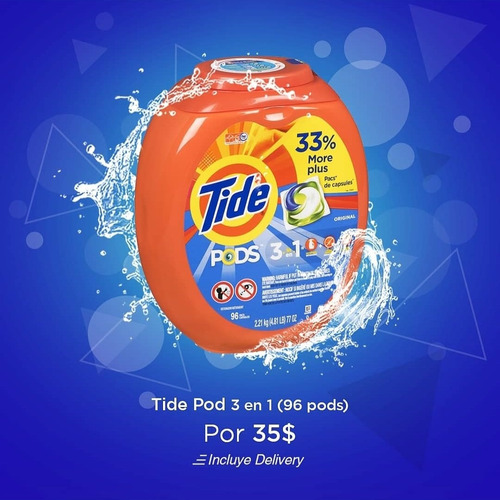 Tide Pods 3 En 1 De 96 Capsulas / Super Precio.-