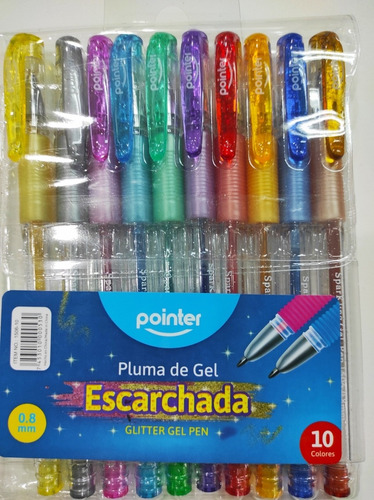 Bolígrafos De Gel Escarchados X 3 V