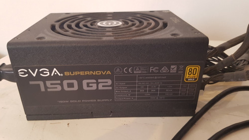 Fuente De Poder Evga De 750 W ($80)