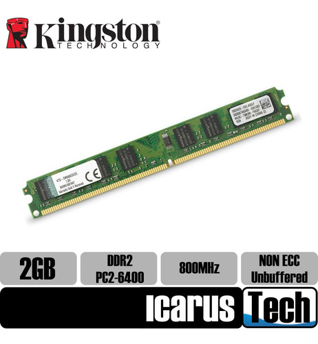 Memoria Ddr2 2gb Pcu 800mhz Kingston Blister