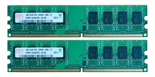 Memoria Ram Ddr2 1gb Pc Mhz Dimm Combo 2 Bagc