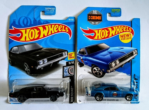 '69 Dodge Charger 500 Hotwheels Nuevos