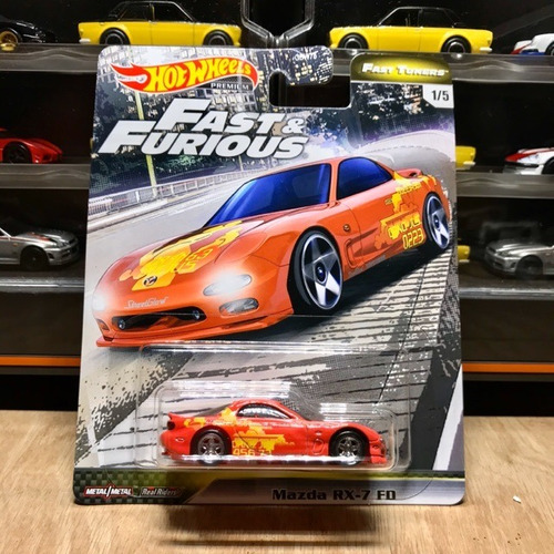 Hotwheels Premiun Rápidos Y Furiosos Cauchos Goma