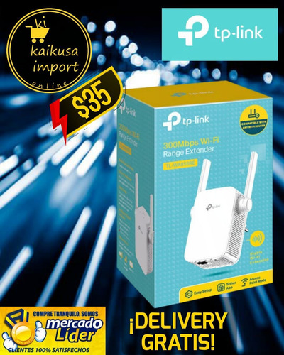 Extensor Repetidor Wifi Tp Link N300 Tl-wa855re Delivery