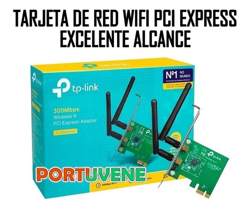 Tarjeta De Red Wifi Doble Antena Excelente Alcance