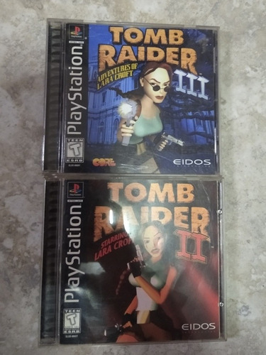 Tom Raider 2 Y 3(playstation 1 Ps1)