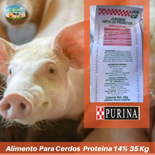 Alimento Para Animales /jamonina Para Cerdos kg Purina