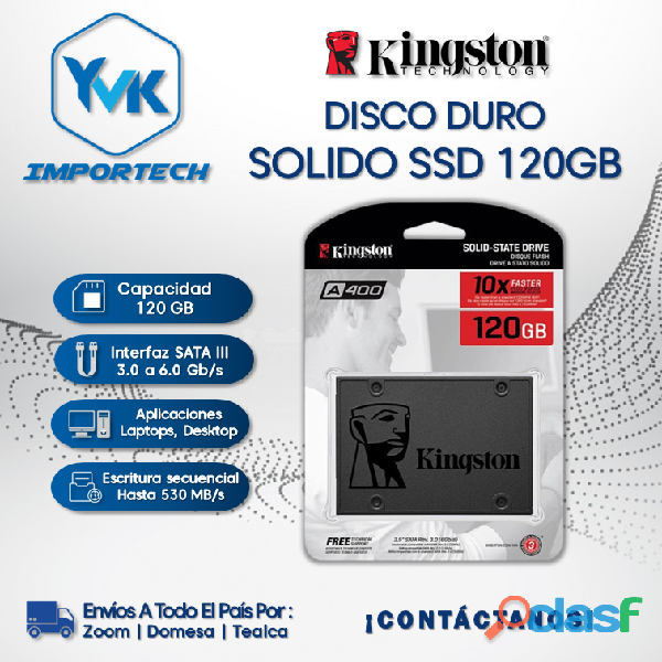 DISCO DURO SOLIDO SSD 120GB.