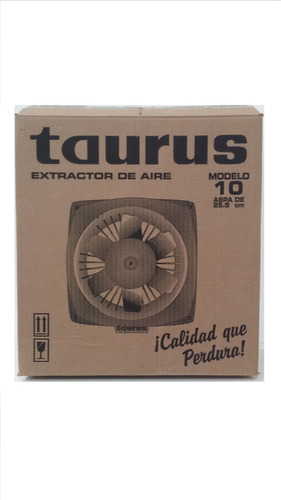 Extractor De Aire Plástico Taurus De 10 Pulgadas