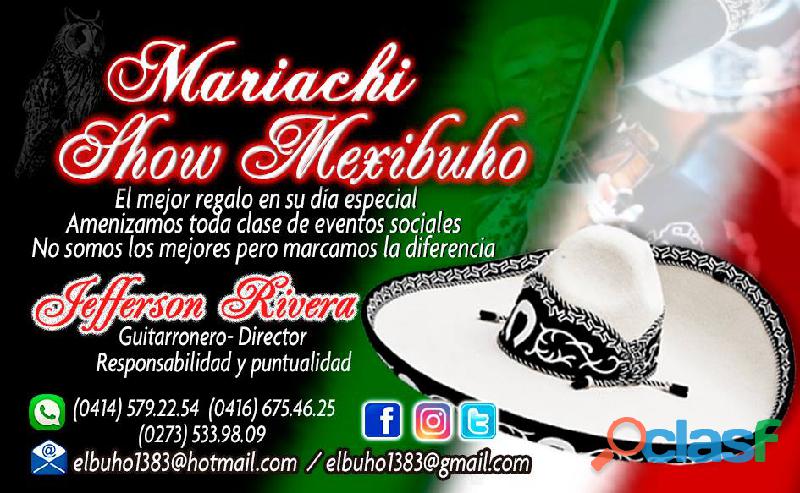 mariachi show mexibuho de barinas