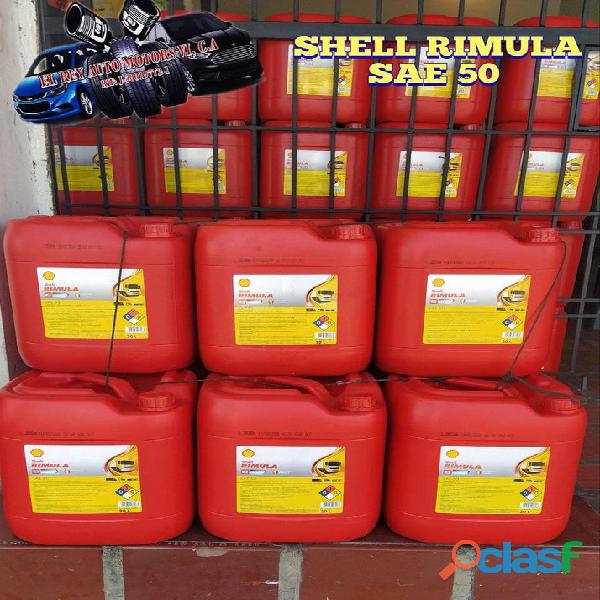 ACEITE 50 DIESEL MARCA SHELL 20L