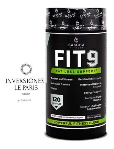 Fit 9 Sascha Fitness 100% Original Traídos De Usa Sellados