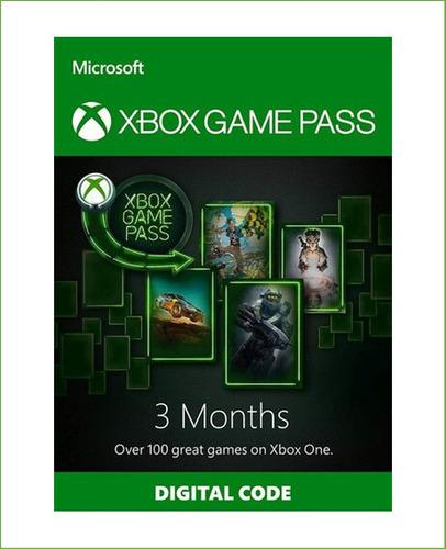 Xbox Game Pass 3 Meses Codigo Global