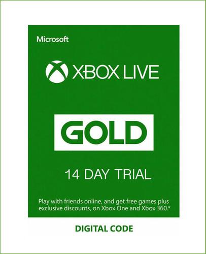 Xbox Live Gold 14 Días Trial Clave Global